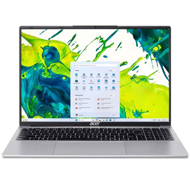 لپ تاپ 16 اینچی ایسر مدل Aspire Lite AL16-54P-39U1-i3 1305U-24GB DDR5 4800MHz-256GB SSD-IPS - کاستوم شده