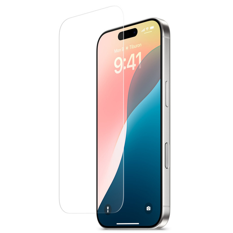 محافظ صفحه نمایش شیشه ای بادیگارد مدل Clear مناسب برای گوشی موبایل اپل iPhone 17