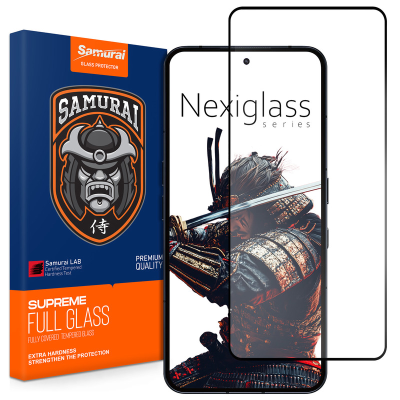 حافظ صفحه نمایش سامورایی مدل Nexiglass مناسب برای گوشی موبایل ناتینگ Phone 3a / ناتینگ Phone 3a Pro